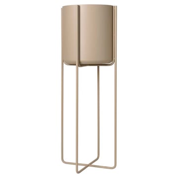 Läs mer om blomus Kena kruka på ben M h80,5 cm Ø29 cm Nomad (beige)