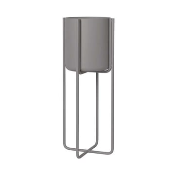 Läs mer om blomus Kena kruka på ben S h55 cm Ø22 cm Steel gray (mörkgrå)