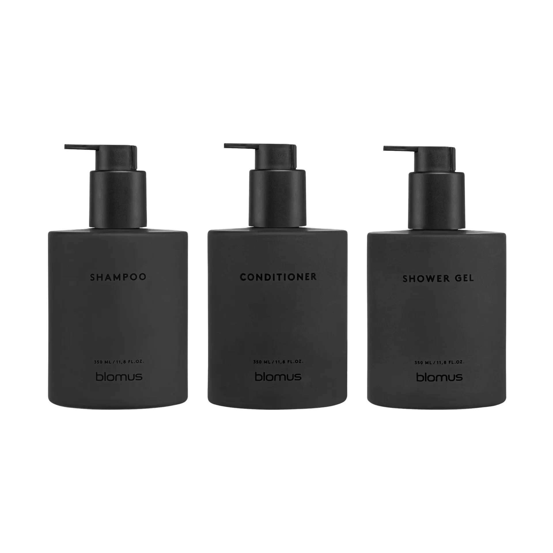 Kirei glasflaskor inkl vägghållare 3-pack, Smoke, monteras med skruv blomus
