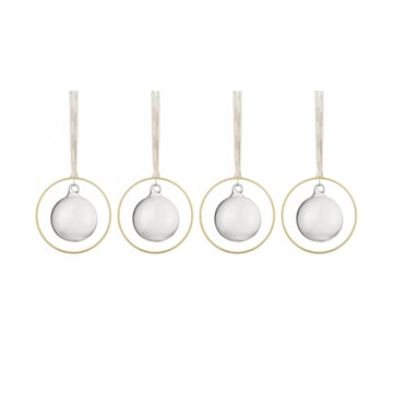 Läs mer om blomus KITAI julgranskula 8,5 cm 4-pack Clear