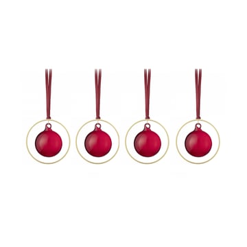 Läs mer om blomus KITAI julgranskula 8,5 cm 4-pack Port