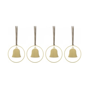 Läs mer om blomus KITAI julhänge 8,5 cm 4-pack Bells