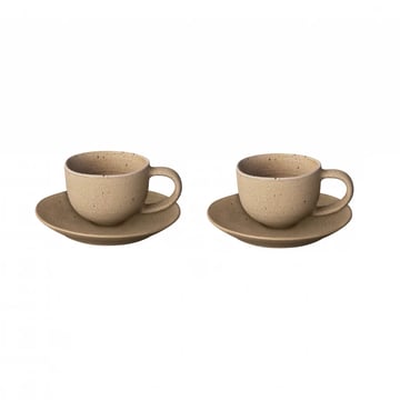 blomus Kumi espressokopp med fat 6 cl 2-pack Fungi