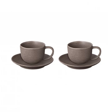 Läs mer om blomus Kumi kopp 19 cl 2-pack Espresso
