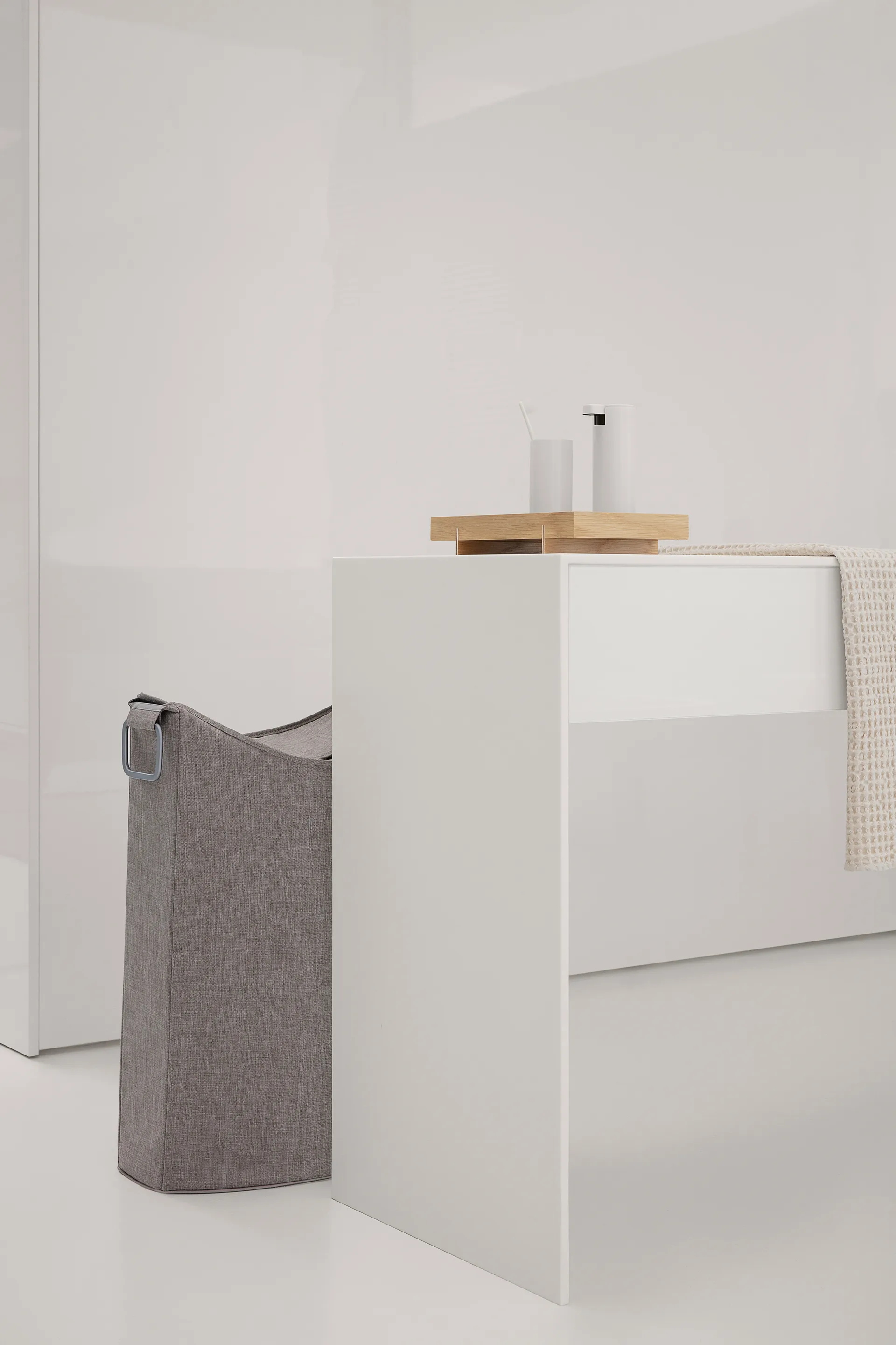 Modo tvålpump, Vit blomus