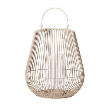 Läs mer om blomus Nidea lanterna S 52,5 cm Nomad (beige)