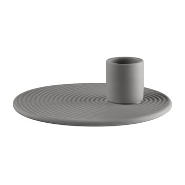 Läs mer om blomus Nona ljusstake Ø12 cm Pewter