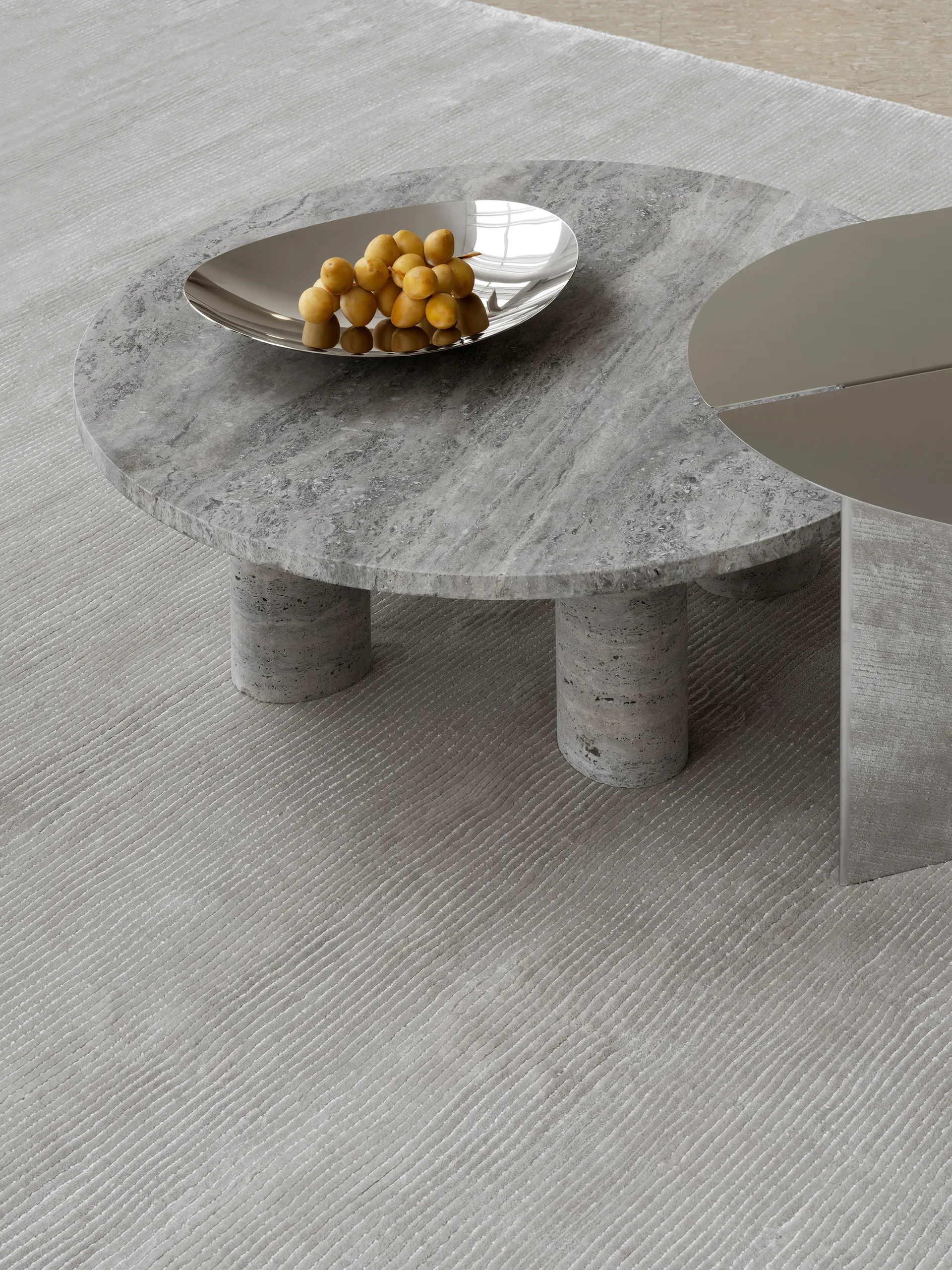 ONDEA skål S 28,5x34 cm, Rostfritt stål polerat blomus