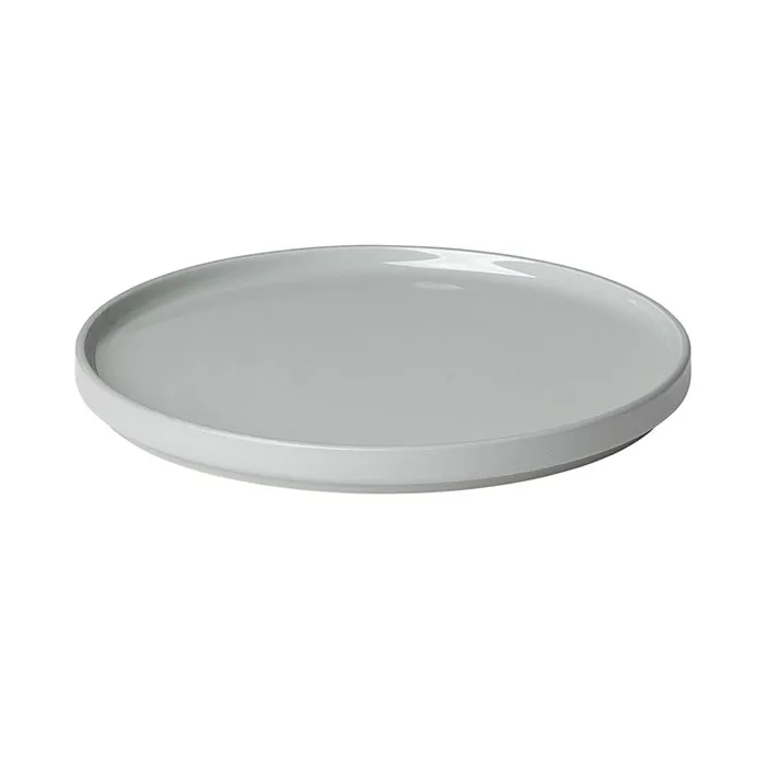 blomus pilar desserttallrik ø20 cm mirage grey