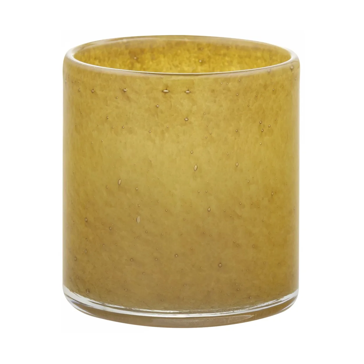 blomus SAGA ljuslykta M Ø12 cm Tan