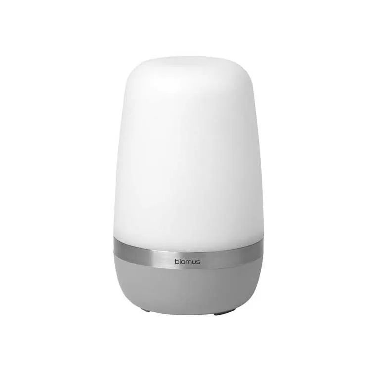 blomus Spirit portabel LED-lampa M 15 cm Platinum gray (grå)