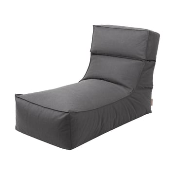Läs mer om blomus STAY loungefåtölj sittpuff 60x120 cm Coal