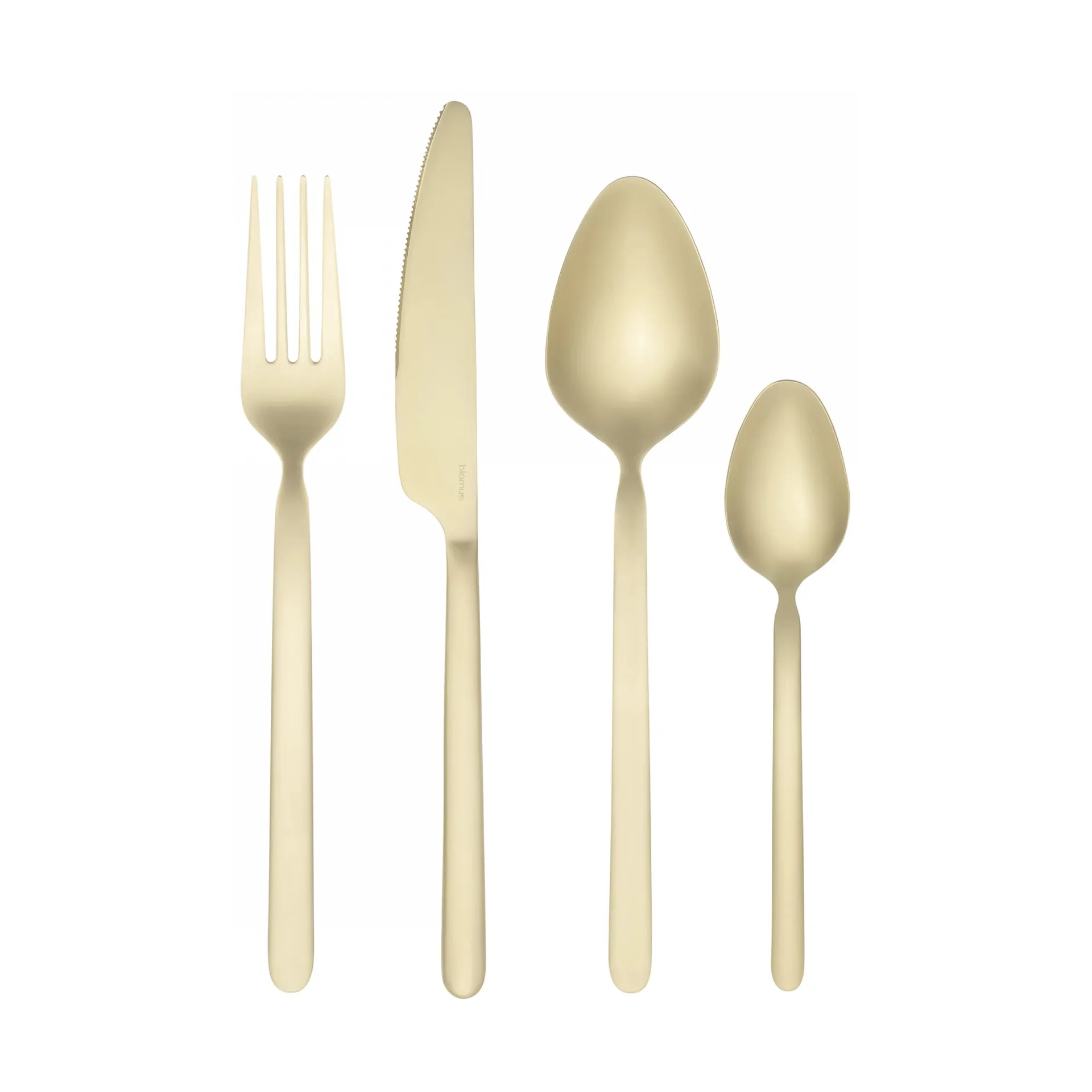 STELLA bestickset champagne, 16 delar blomus