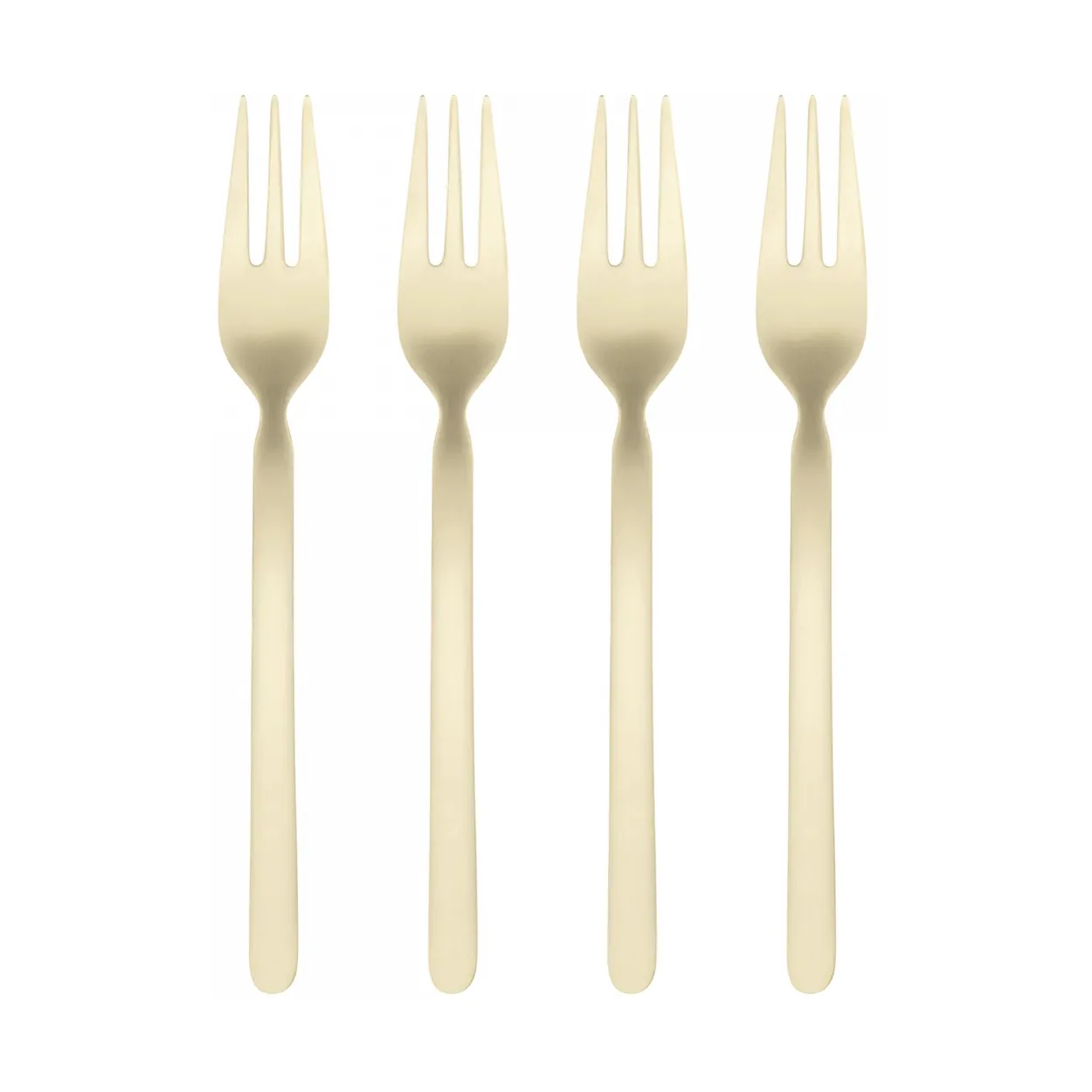 blomus STELLA dessertgaffel champagne 4-pack 15,5 cm