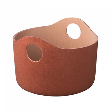 blomus Tiggy förvaringskorg filt S Ø42,5 cm Rustic brown-tan