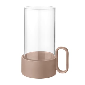 Läs mer om blomus Yuragi stormlykta 21 cm Terracotta