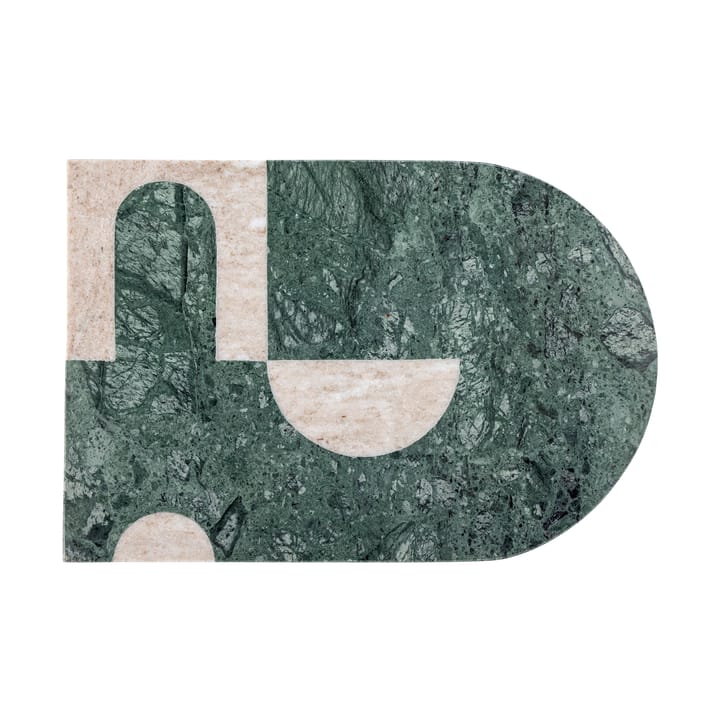 Abrianna skärbräda 20x30 cm, Grön-vit marmor Bloomingville
