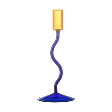 Läs mer om Bloomingville Ada ljusstake 22 cm Blå