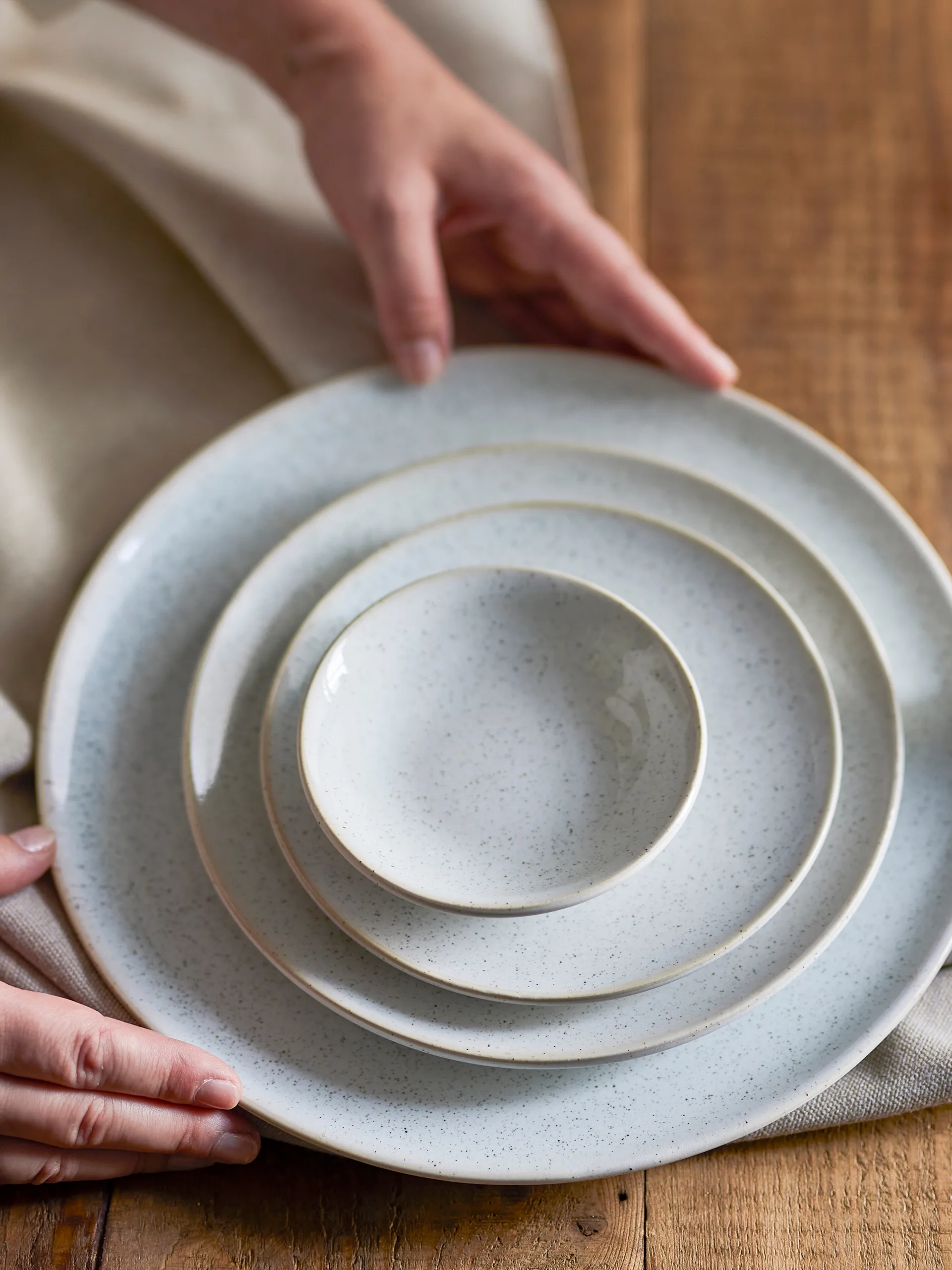 Addison assiett Ø16 cm, Vit Bloomingville