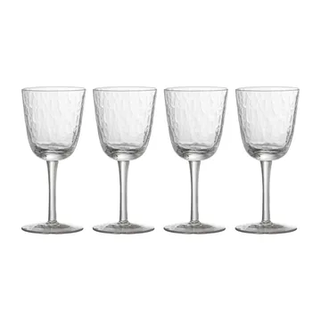 Asali vinglas 22 cl 4-pack - Klar - Bloomingville