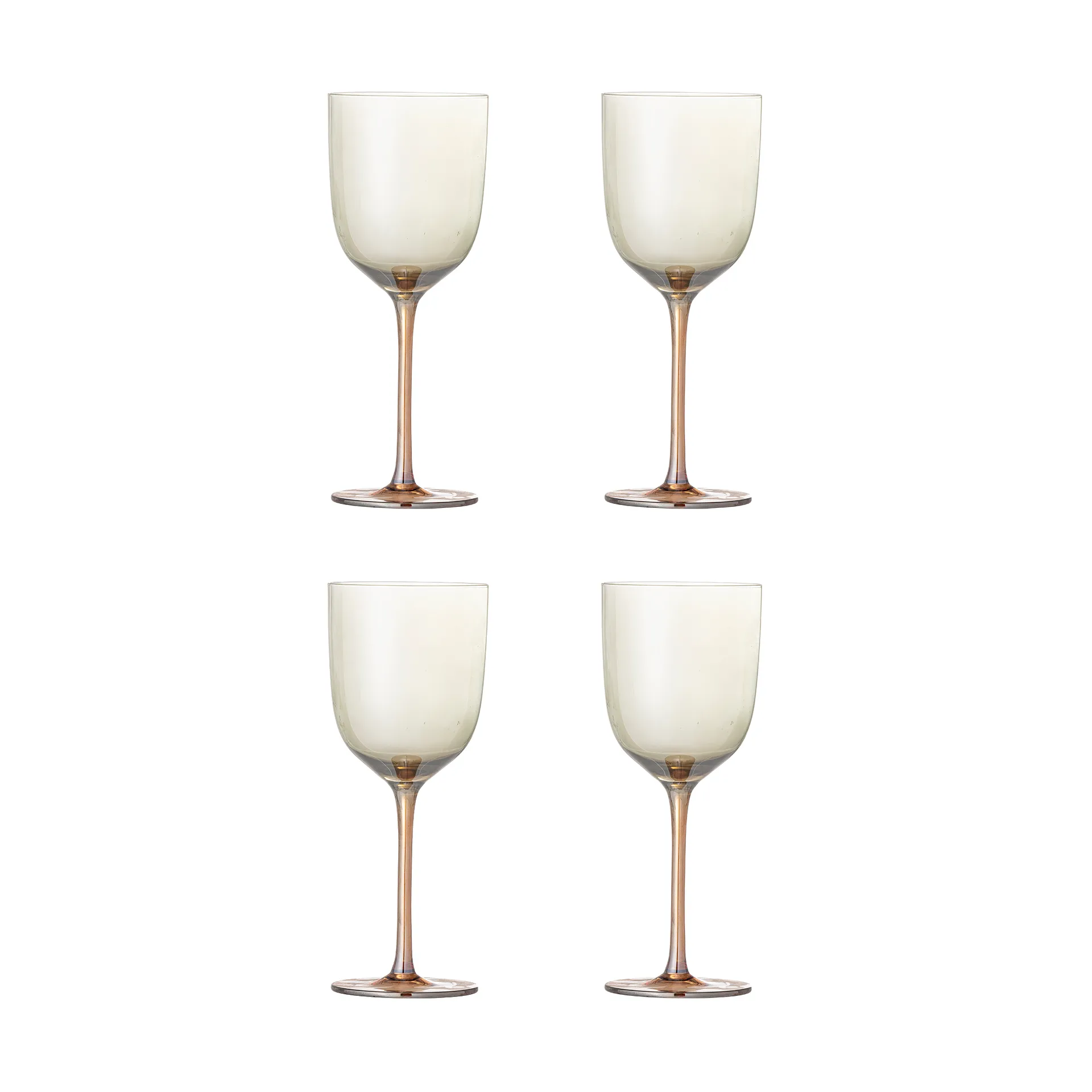 Aston vinglas 4-pack, Brons Bloomingville