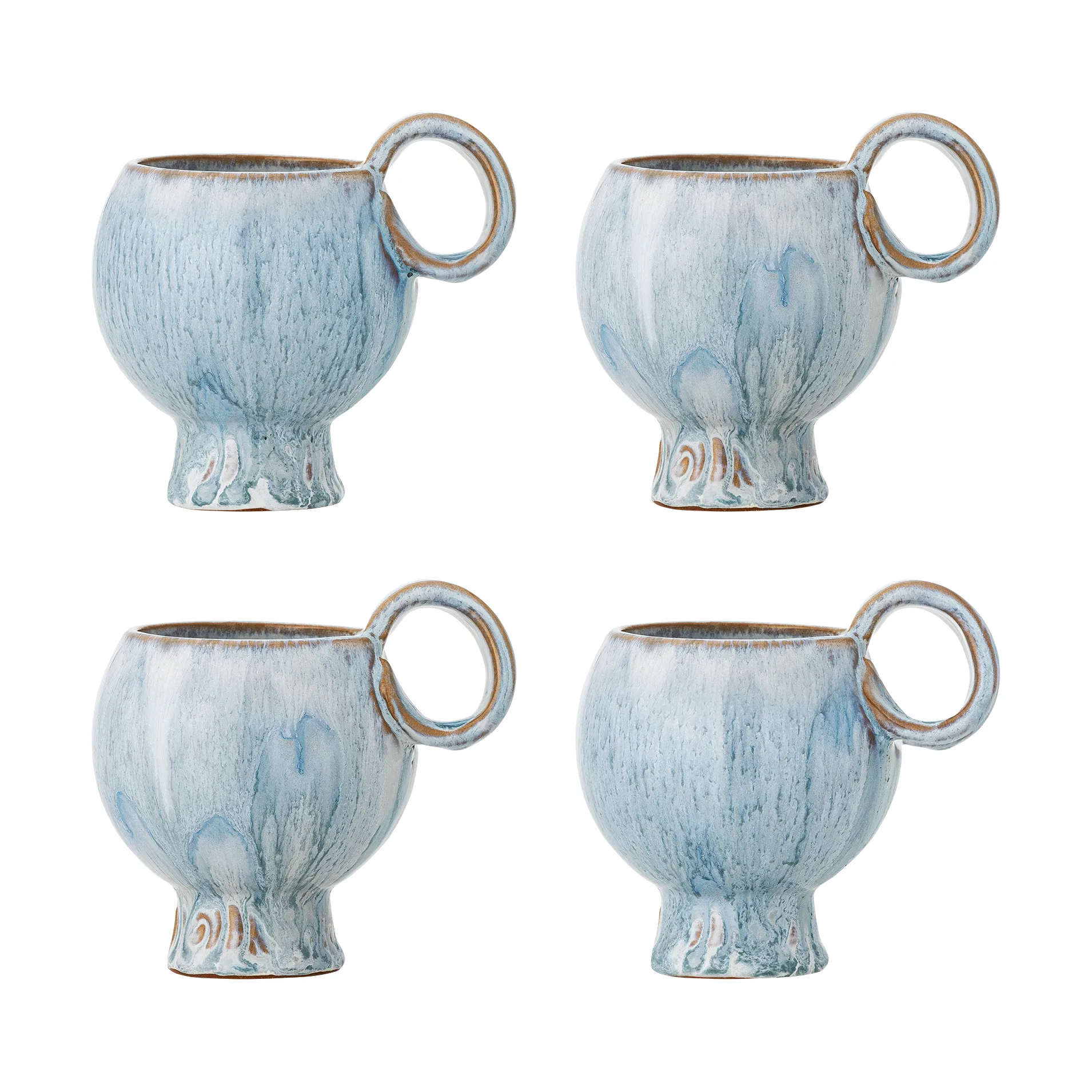 Avonlea kopp 4-pack, Blå Bloomingville