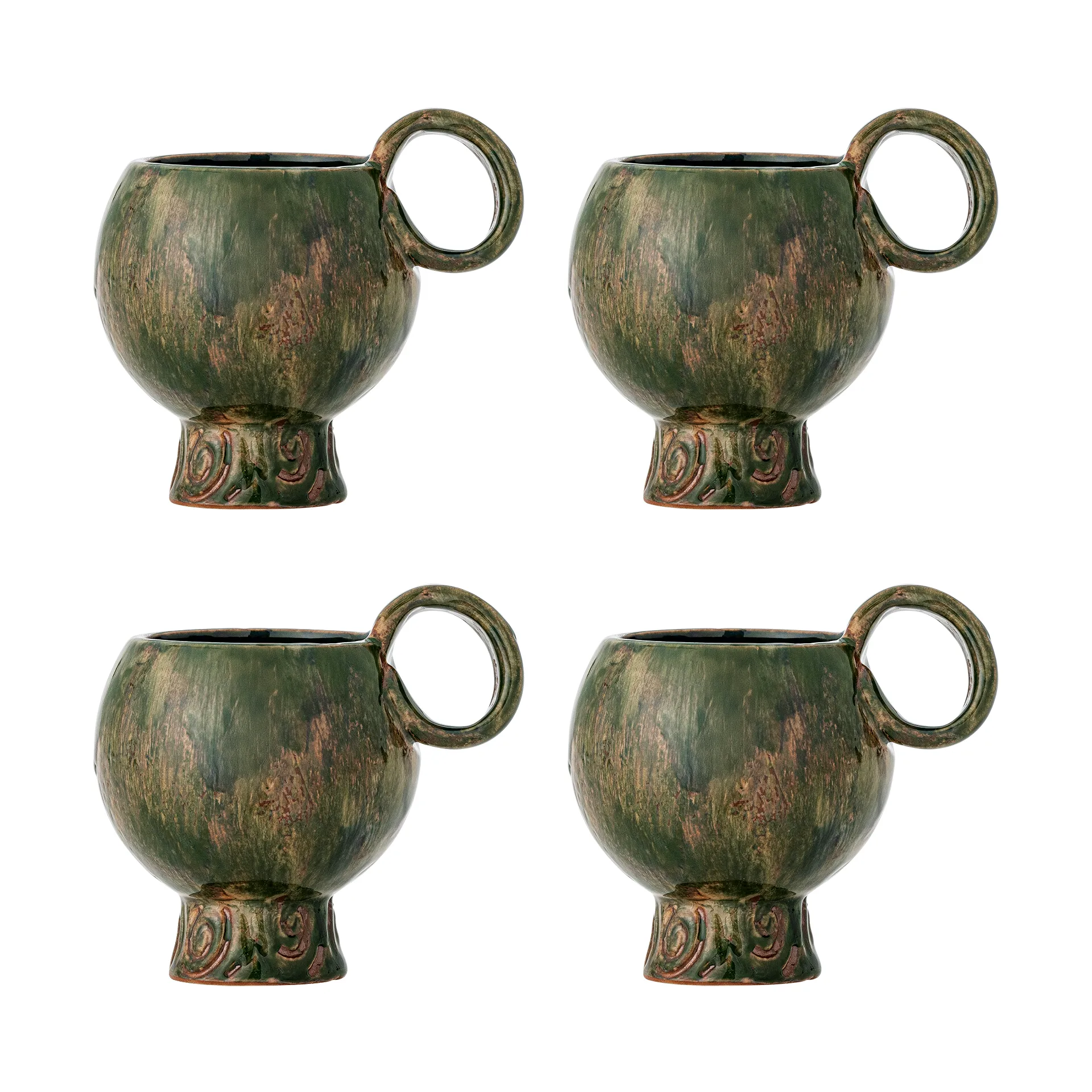 Avonlea kopp 4-pack, Grön Bloomingville