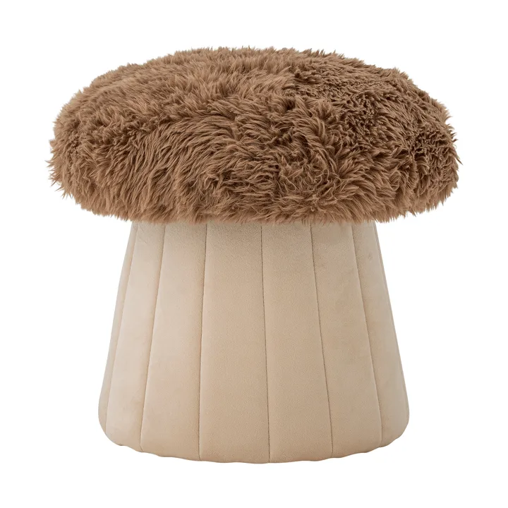 Bertil sittpuff Ø37 cm - Svamp, brun - Bloomingville