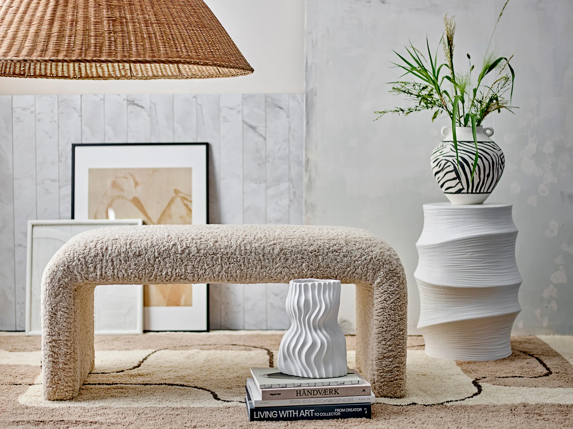 Bet matta 150x215 cm, Nature cotton Bloomingville