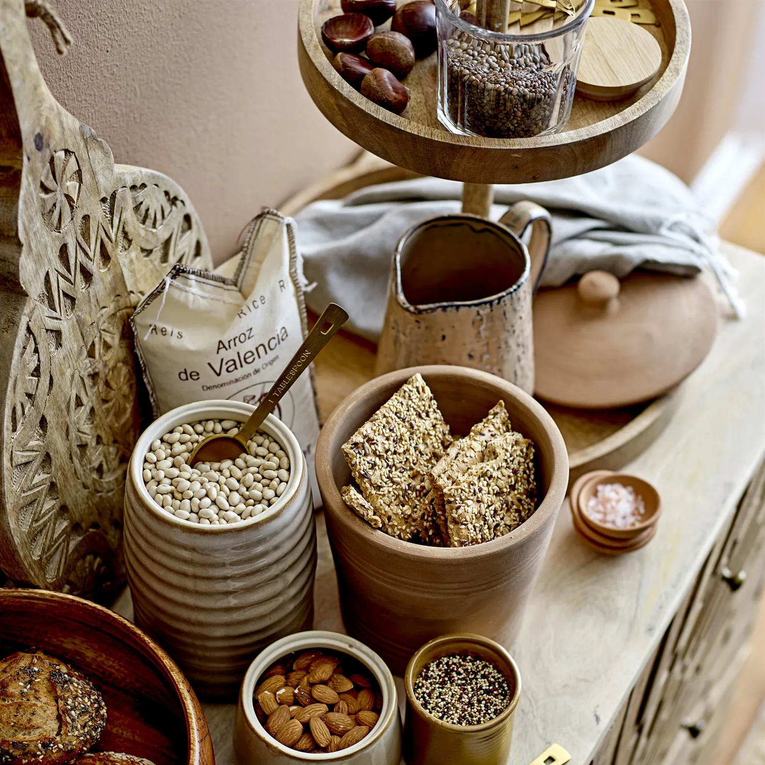 Bloomingville kakfat mangoträ 41,5 cm, Brun Bloomingville