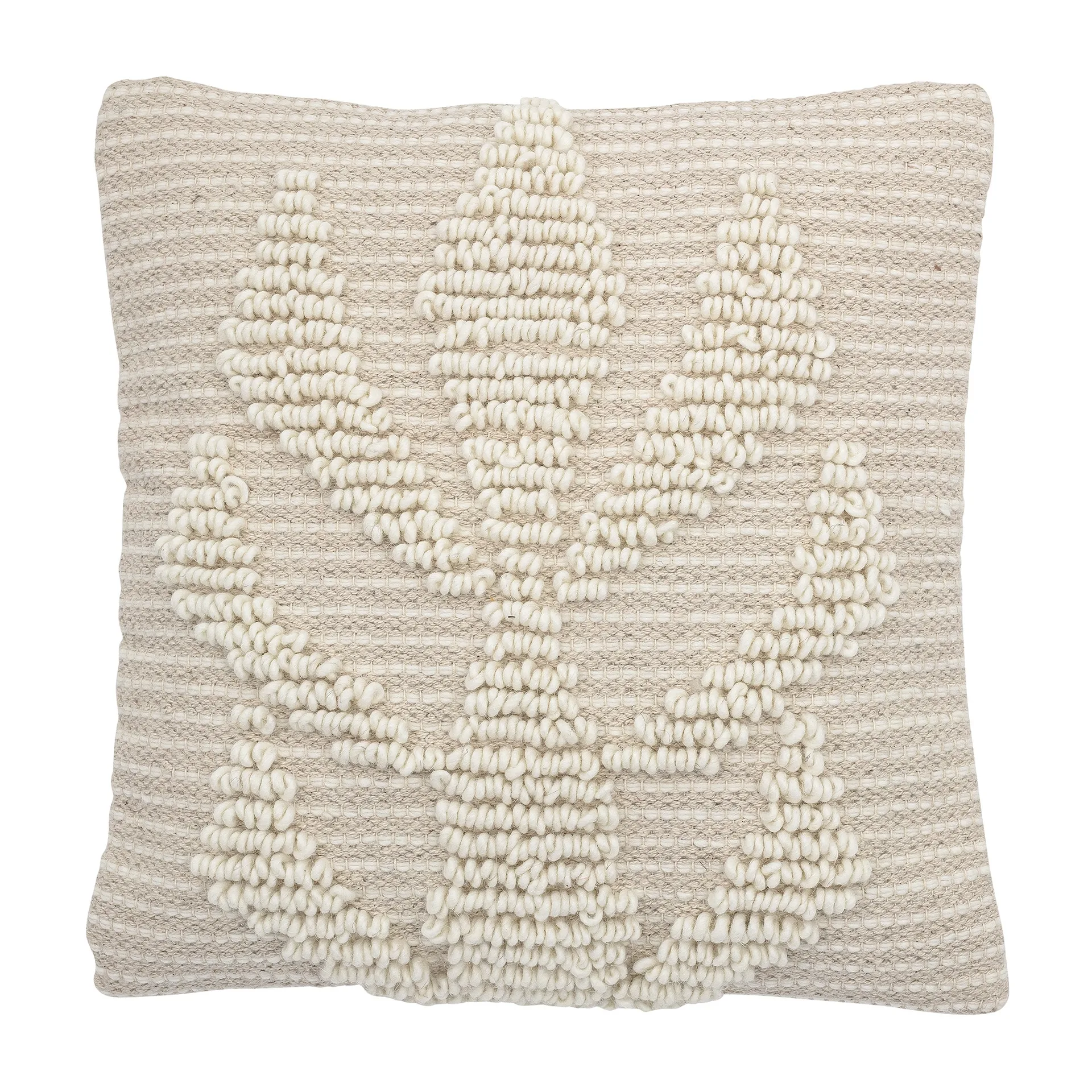 Bloomingville kudde struktur 40x40 cm, Natur Bloomingville