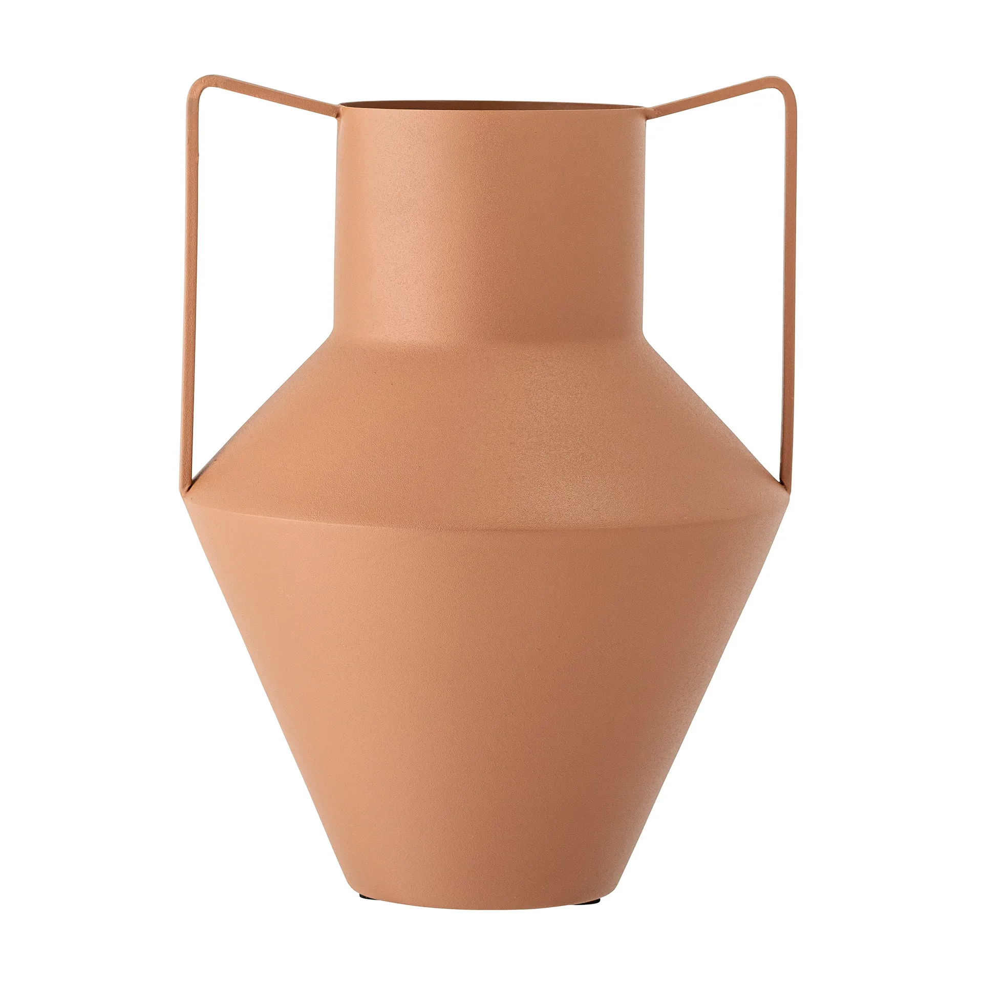 Bloomingville metallvas med handtag 34 cm, Brun Bloomingville