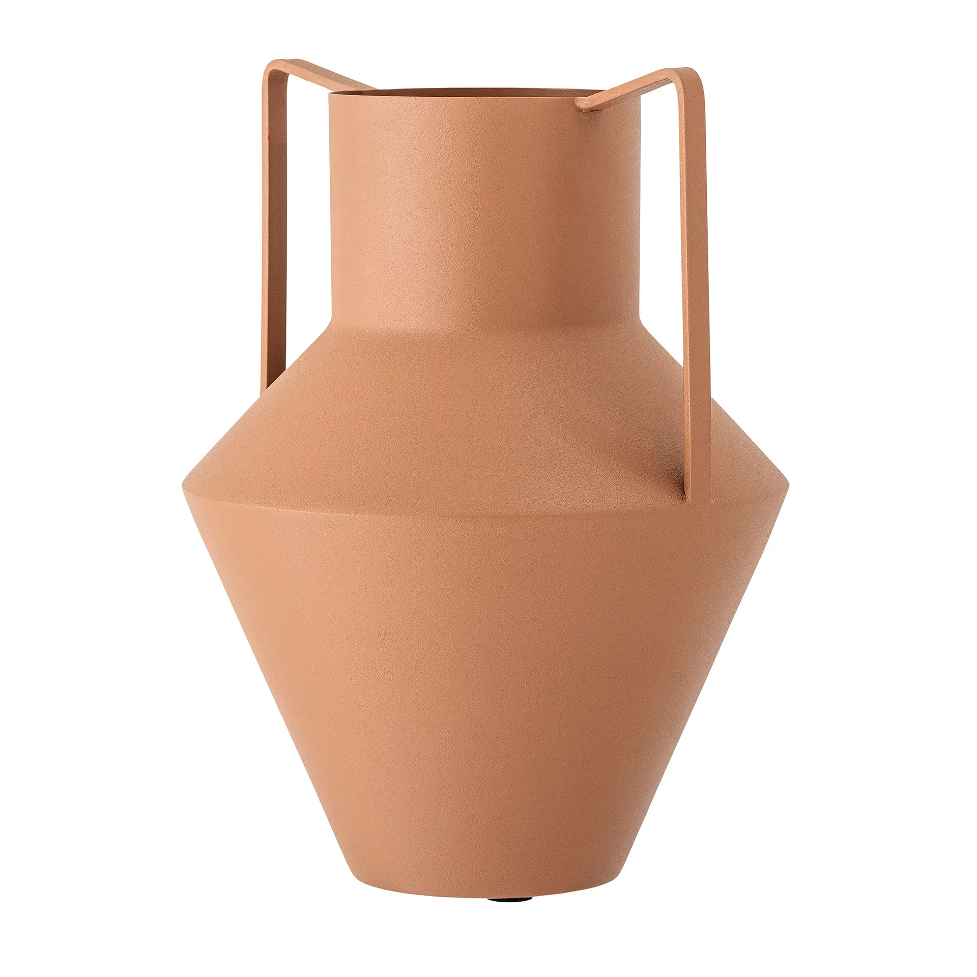 Bloomingville metallvas med handtag 34 cm, Brun Bloomingville