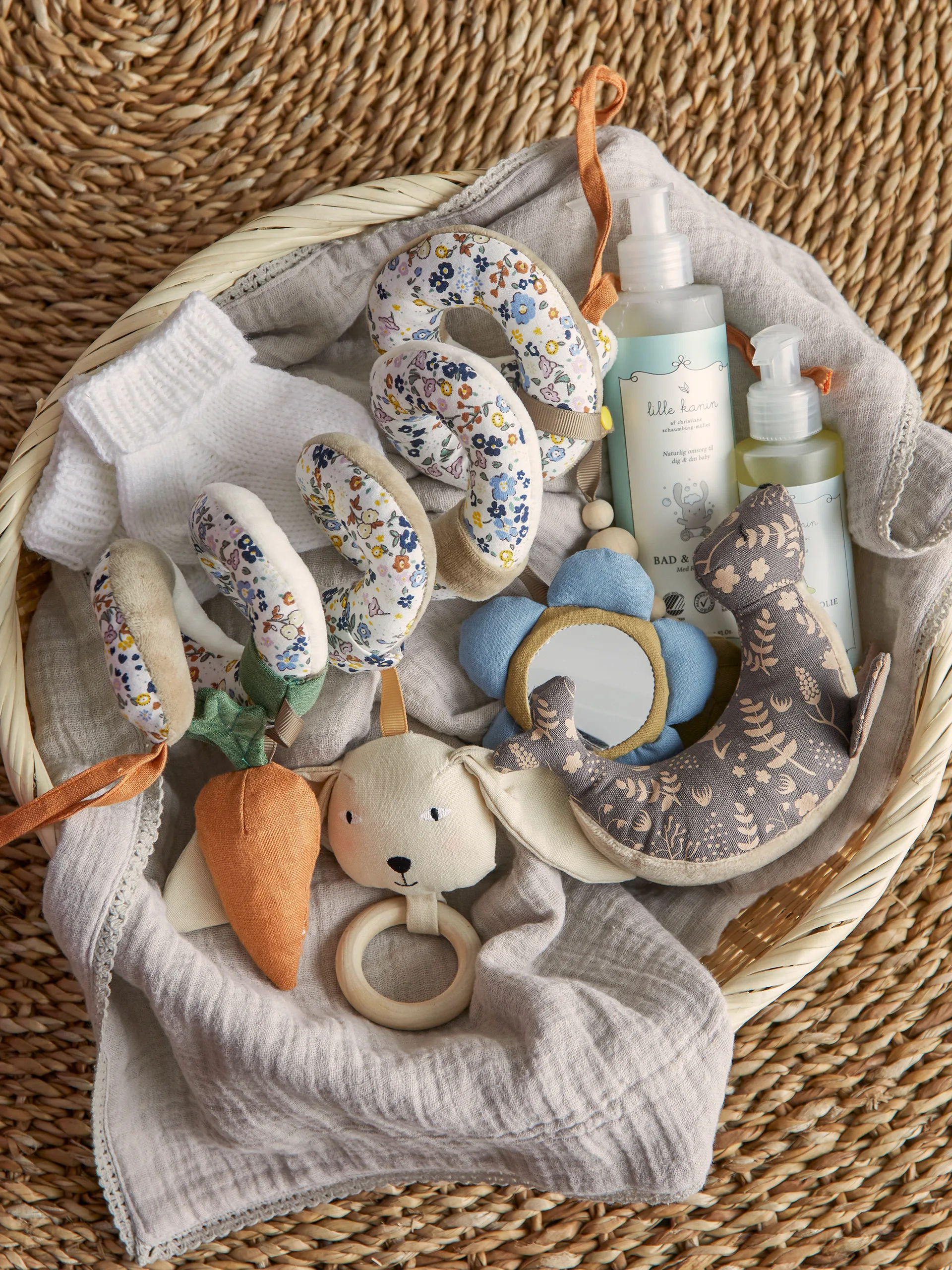 Bloomingville Muslin filt 80x100 cm, Natur Bloomingville