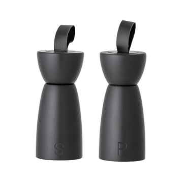 Läs mer om Bloomingville Bloomingville salt- och pepparkvarn 15 cm Svart