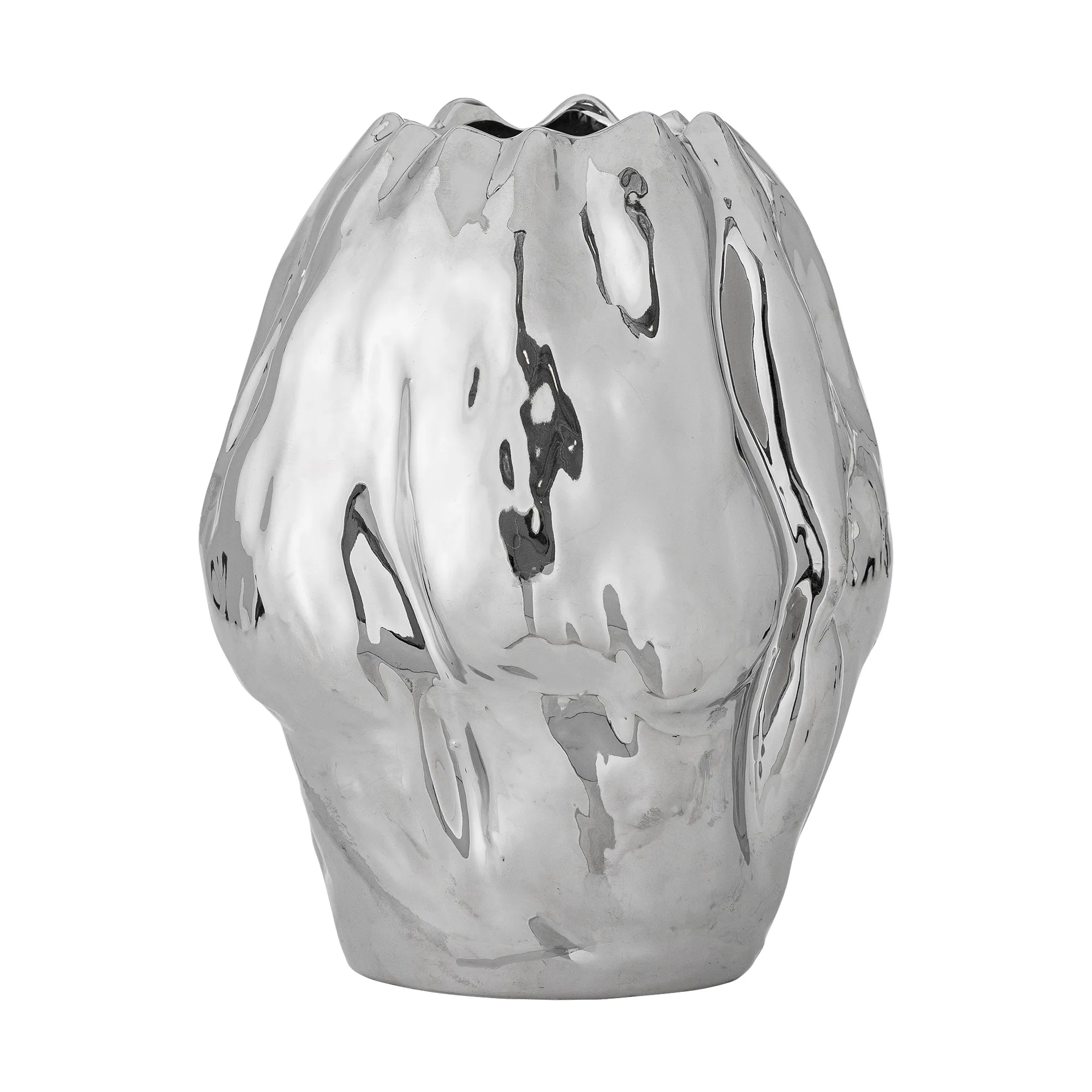 Bobby vas 23,5x29 cm, Silver Bloomingville