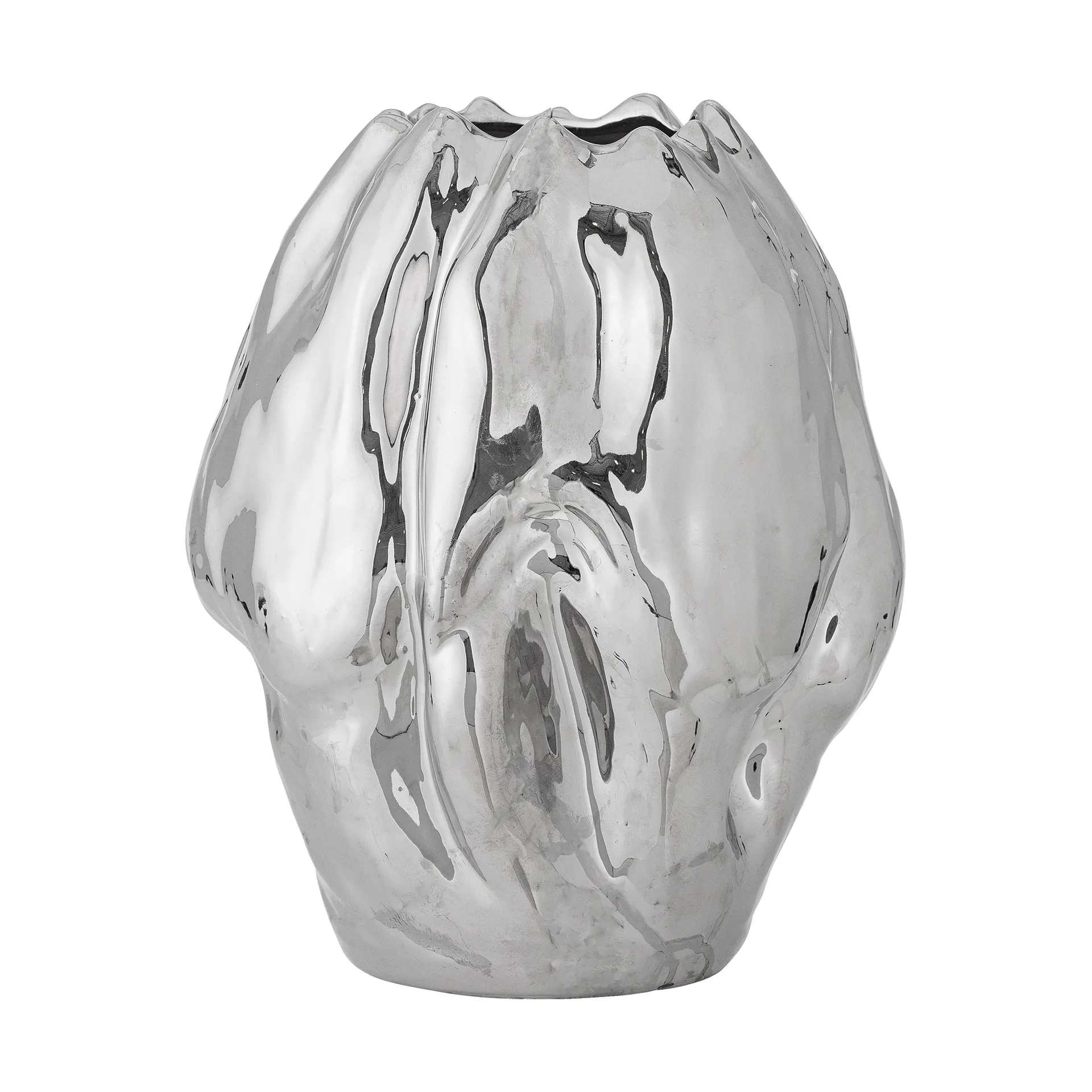 Bobby vas 23,5x29 cm, Silver Bloomingville