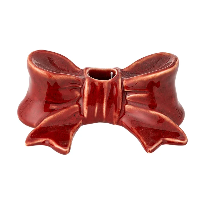 Bow ljusstake - Röd, 11,5 cm - Bloomingville