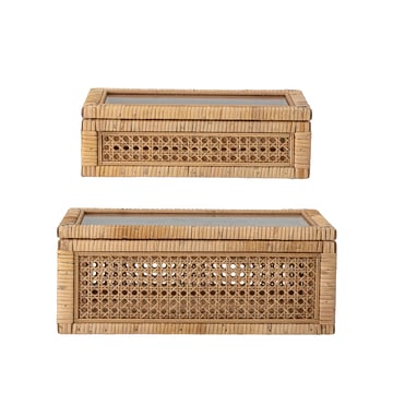 Läs mer om Bloomingville Box Låda 2-pack Natur