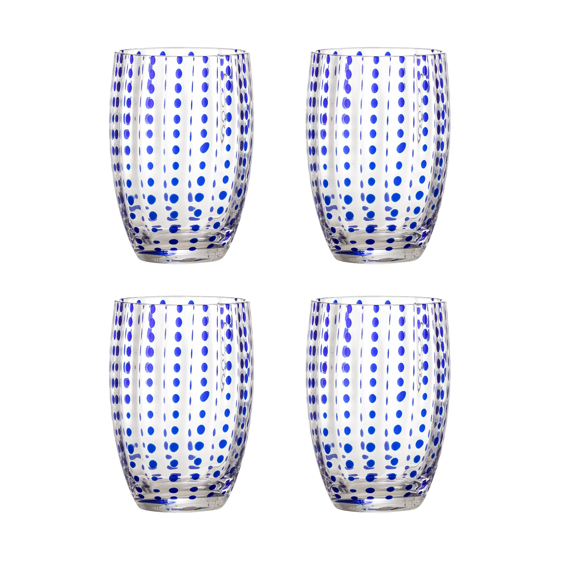 Brinley dricksglas 4-pack, Blå Bloomingville