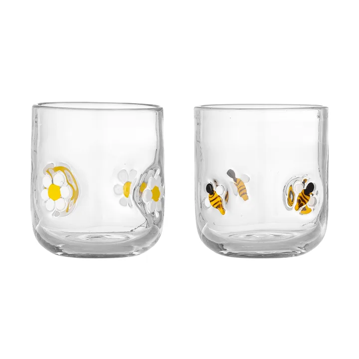 Buzz dricksglas - Klar, 2 delar - Bloomingville