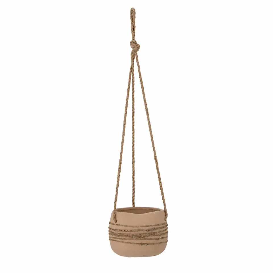 Bloomingville Cari hängade kruka Ø14 cm, Svart