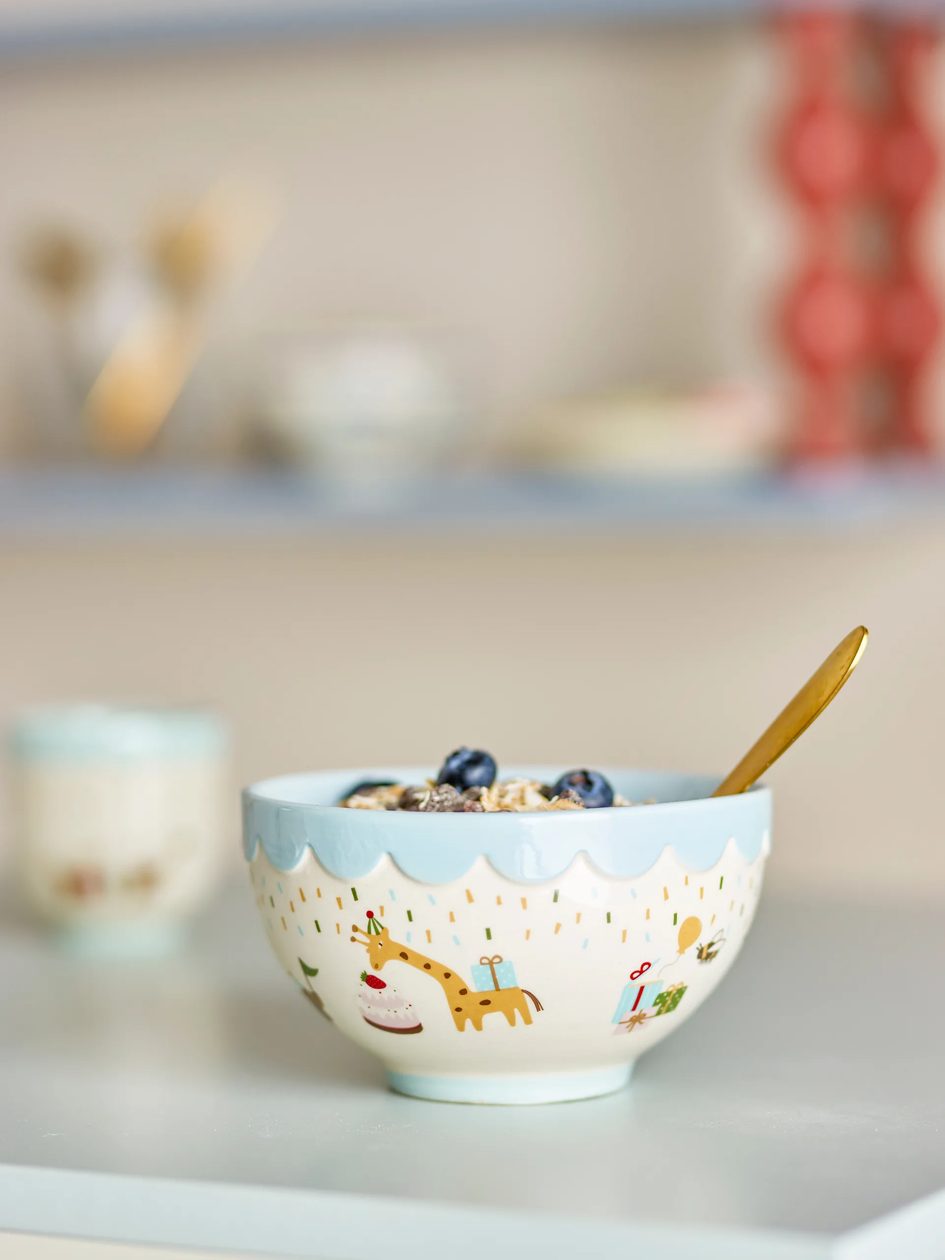 Celebrate skål Ø13,5 cm, Blå Bloomingville