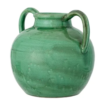 Cham Deco vas 25,5 cm - Grön terrakotta - Bloomingville