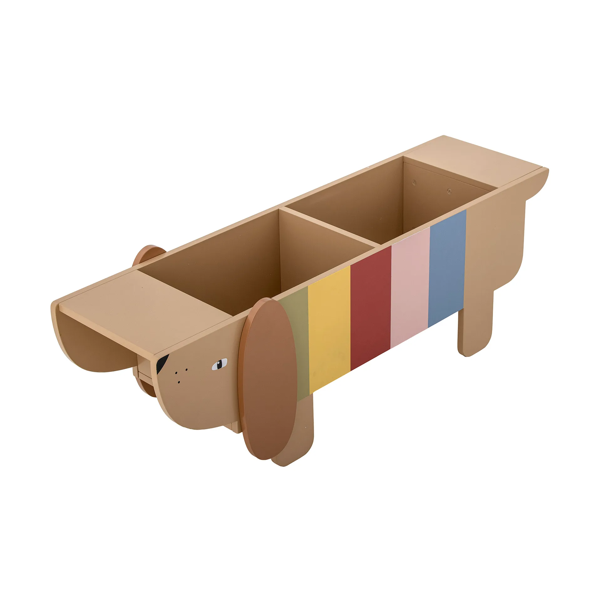 Charlie bokställ, Brown-multi Bloomingville