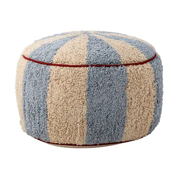 Charoline sittpuff Ø44 cm - Blå-vit-röd - Bloomingville