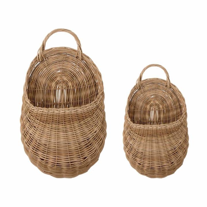 Chloe korg 2-pack, Brun Bloomingville