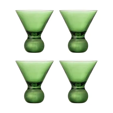 Corliss cocktail glas 4-pack - Grön - Bloomingville