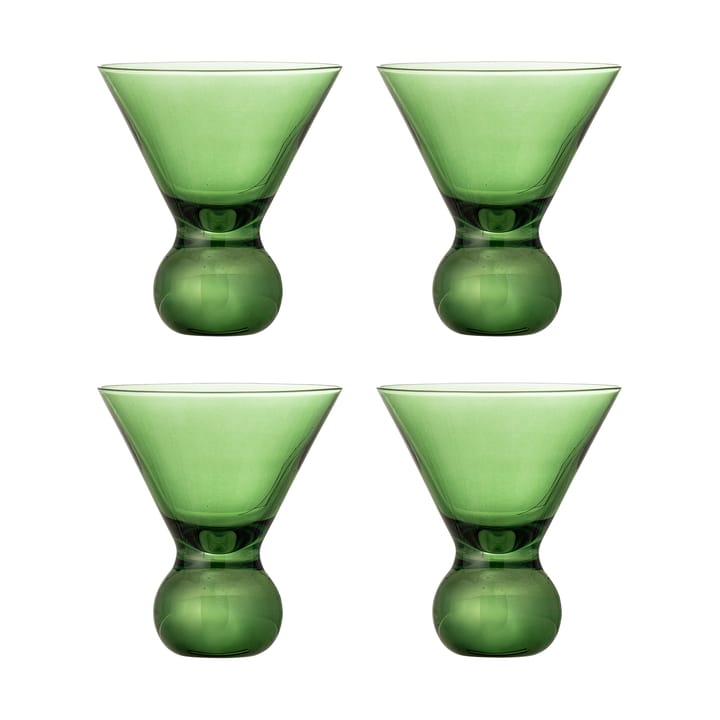 Corliss cocktail glas 4-pack - Grön - Bloomingville