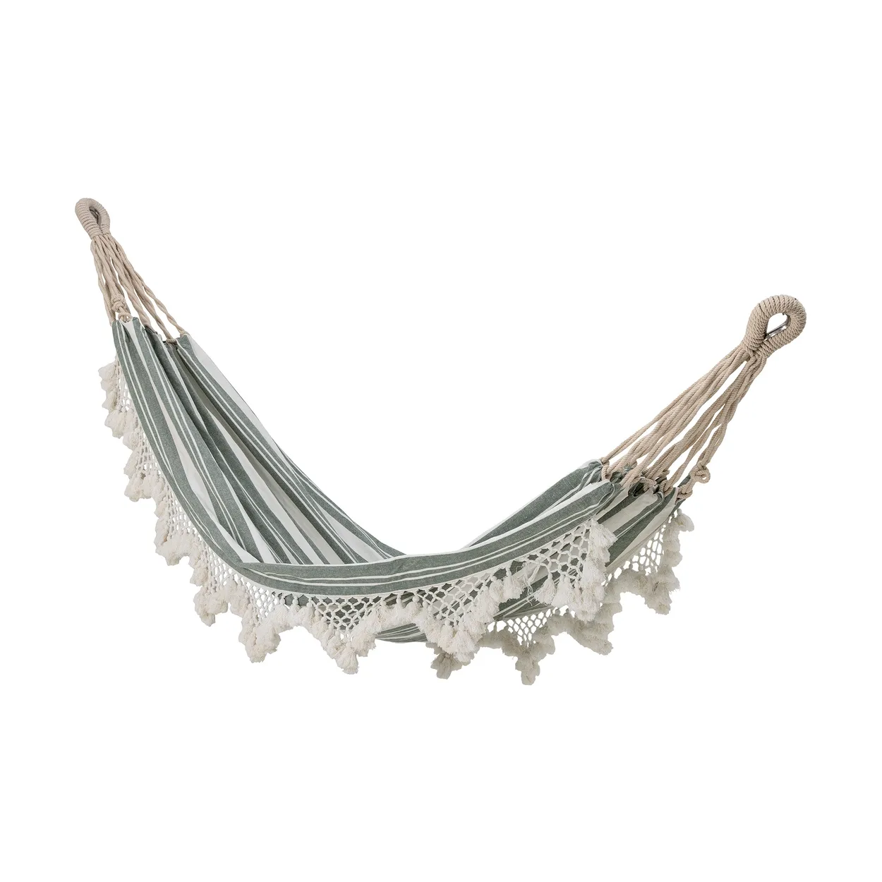 bloomingville cruz hängmatta 300x100 cm grön